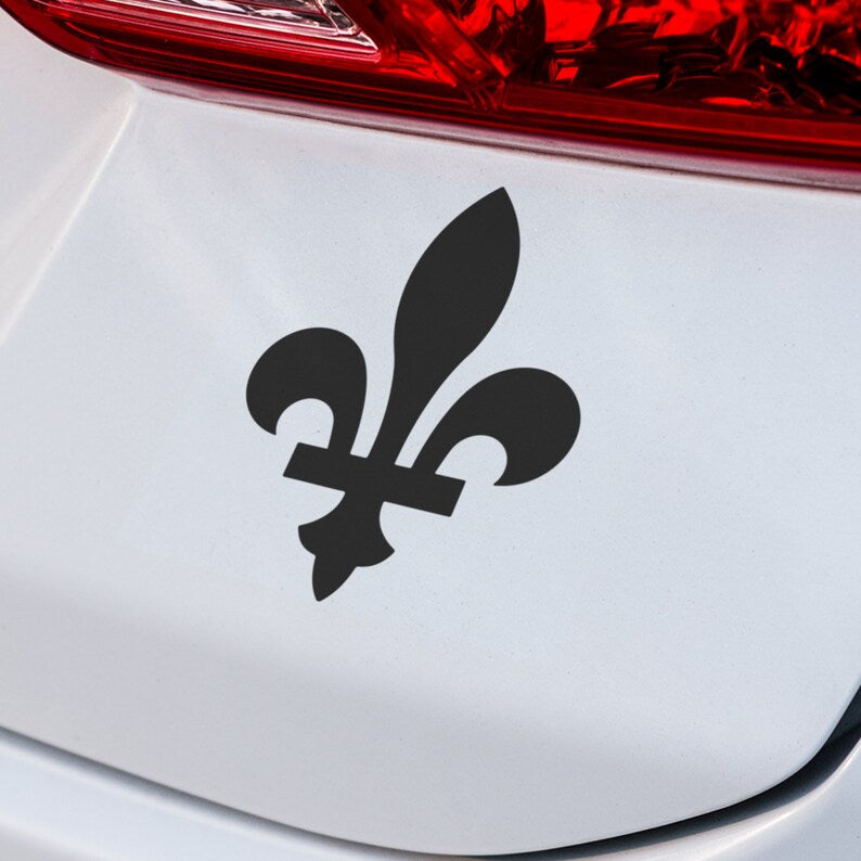 Fleur De Lis Vinyl Decal | Die Cut Vinyl Decal