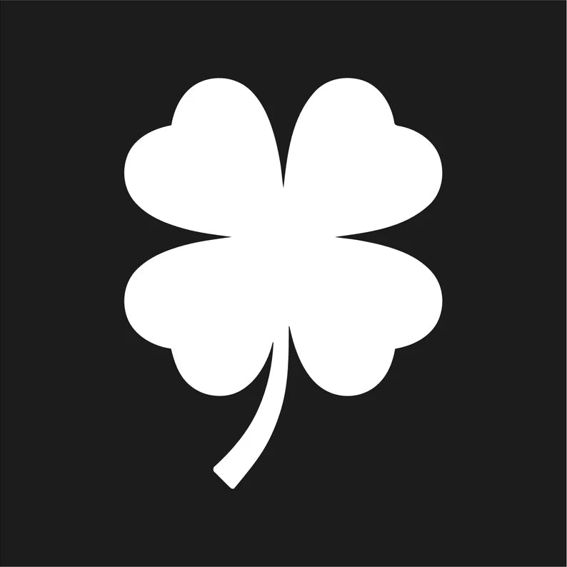 Four leaf Clover Vinyl Decal  | Die Cut Vinyl Decal