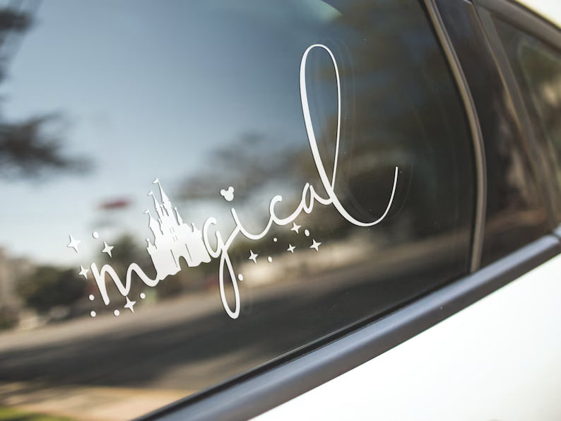 Disney Magical Car Decal | Die Cut Vinyl Decal