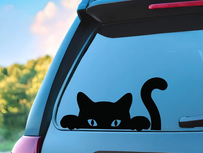 Peeker  Decal | Die Cut Vinyl Decal