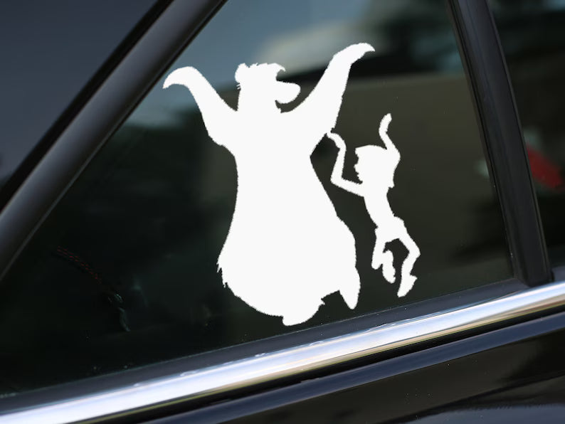 Mowgli and Baloo Decal | Die Cut Vinyl Decal