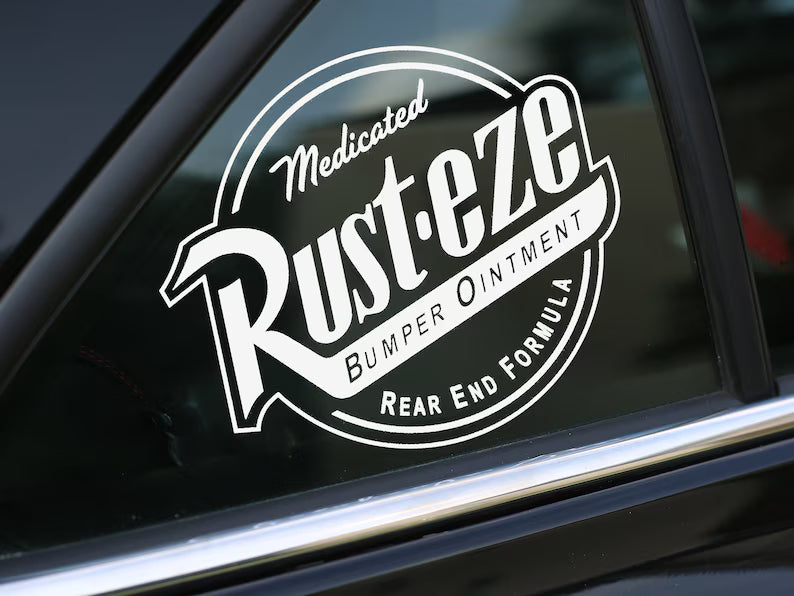 Rusteze Decal, Cars decal, Mater, Car Decal, Wall Decal, Laptop Decal, Vinyl Decals, Vinyl Decal, Gifts, For Her, For Him | Die Cut Vinyl Decal