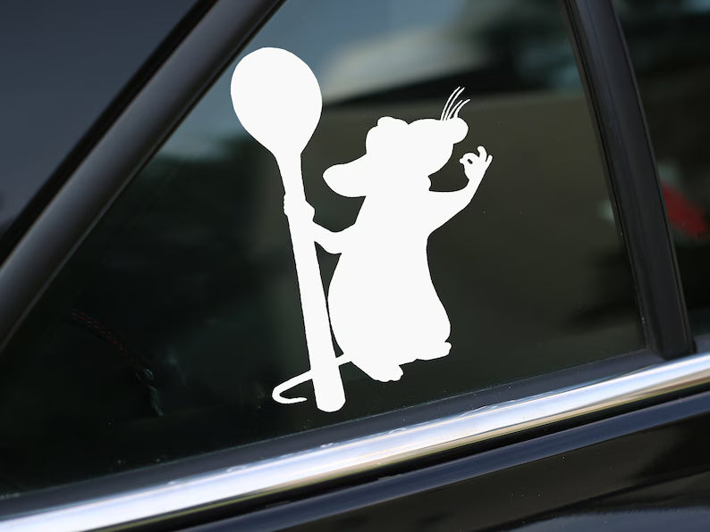 Ratatouille Decal, Remy decal, Car Decal | Die Cut Vinyl Decal