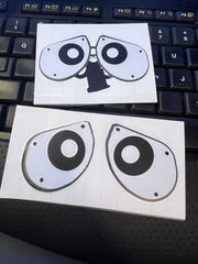 Wall-e Eyes Vinyl Decal /Walle Car Decal/Laptop Decal Disney Pixar - Die Cut Vinyl Decal