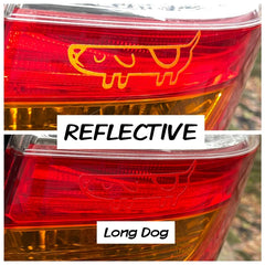 REFLECTIVE Dog Decal | Die Cut Vinyl Decal