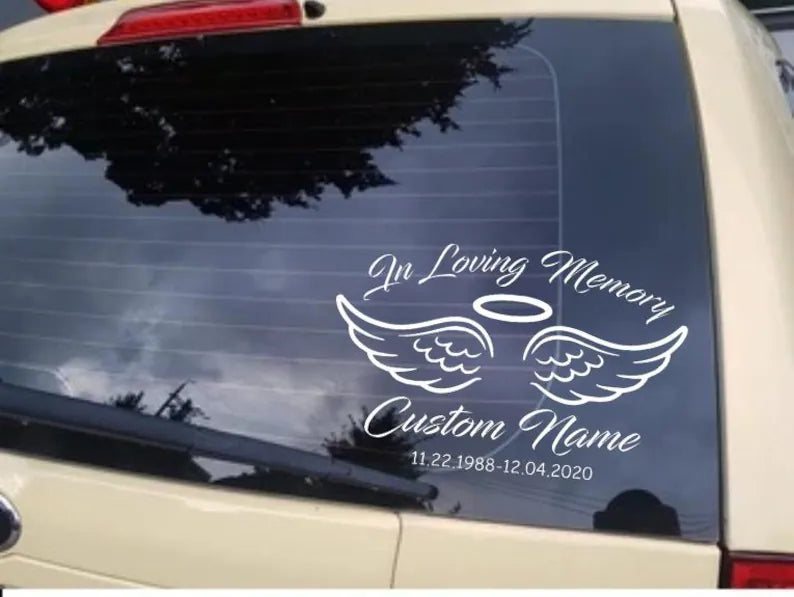 In Loving Memory Decal |  Die Cut Vinyl Decal