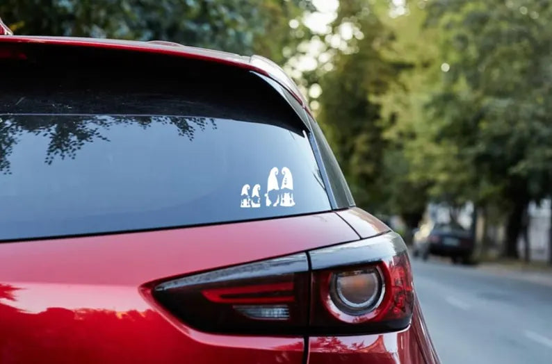 Gnome Family Vinyl Decals | Die Cut Vinyl Decal