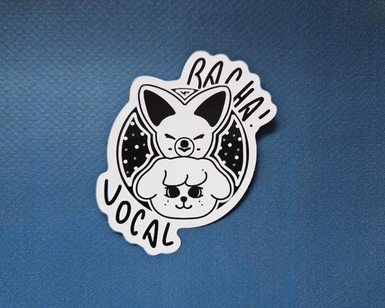 May include: Black and white  Die Cut Vinyl Decal