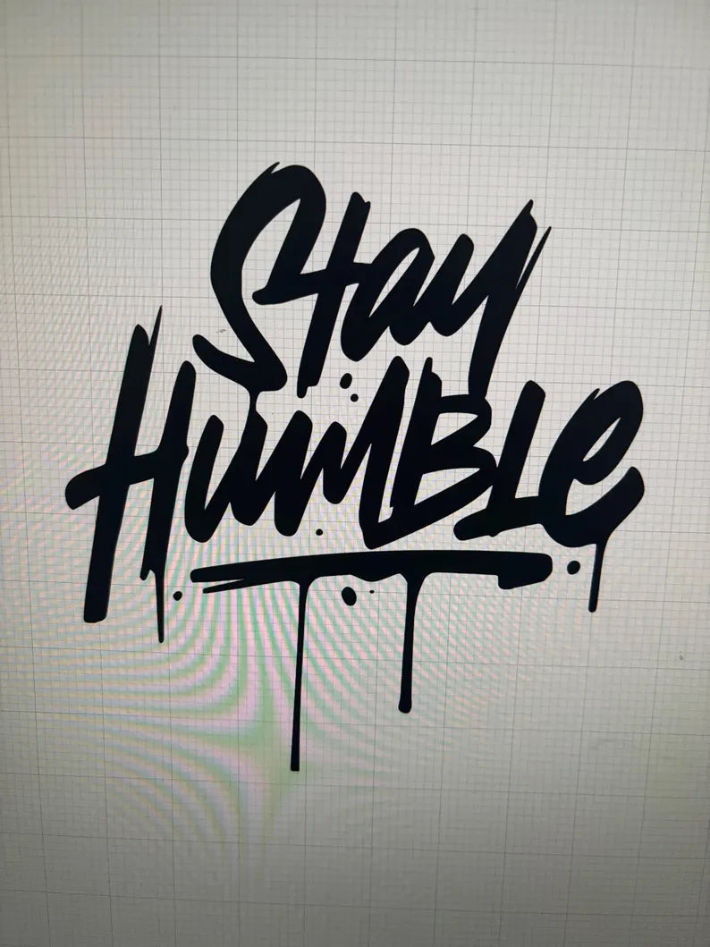 Humble vinyl vehicle window decal Die Cut Vinyl Decal