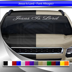 JESUS IS LORD Decal | Die Cut Vinyl Decal