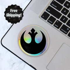Holographic Star Wars Rebel Alliance Decal | Die Cut Vinyl Decal