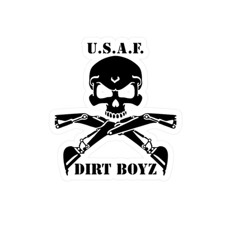 USAF Dirtboyz logo, sticker, Vehicle Stickers, Laptop Decals Die Cut Vinyl Decal