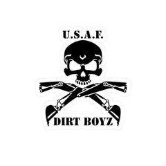 USAF Dirtboyz logo, sticker, Vehicle Stickers, Laptop Decals Die Cut Vinyl Decal