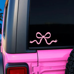 Coquette Bow Vinyl Decal, Cute Car Decal, Coquette Bow Sticker Die Cut Vinyl Decal
