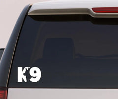 K9 Silhouette Decal – Working Dog Vehicle Sticker Die Cut Vinyl Decal