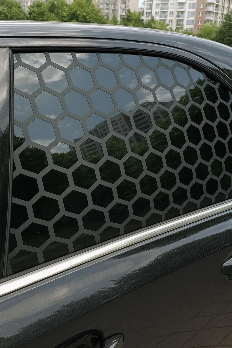 Honeycomb Window Decals | Die Cut Vinyl Decal