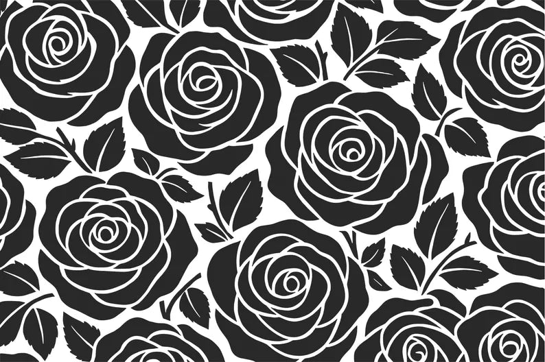 Rose Flower Car Window Decal | Die Cut Vinyl Decal