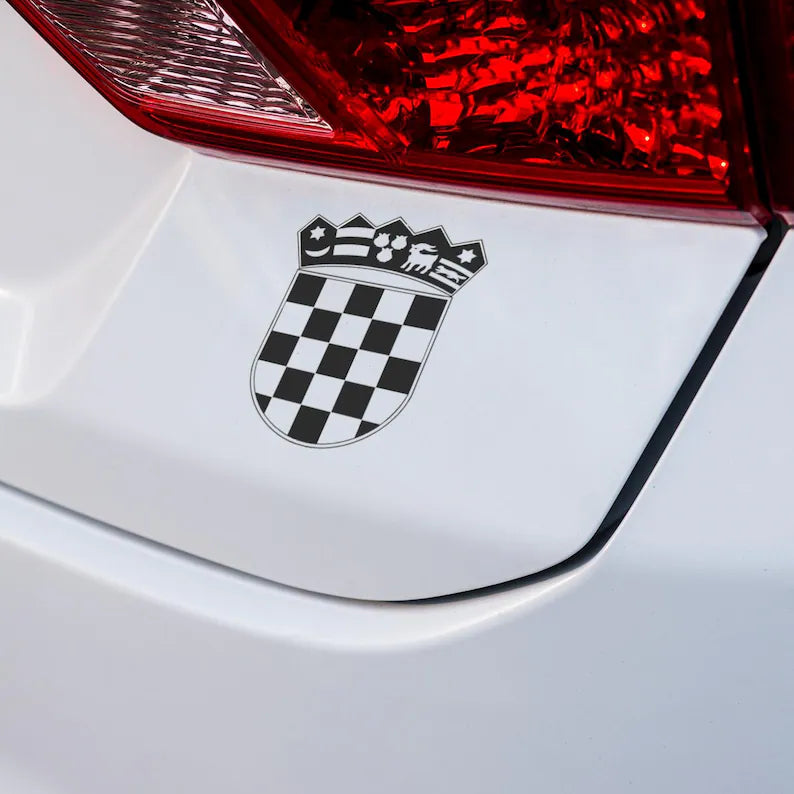 Croatia car Decal | Die Cut Vinyl Decal