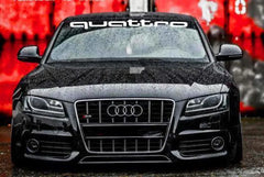 Quattro decal sticker for windshield windows car vinyl | Die Cut Vinyl Decal