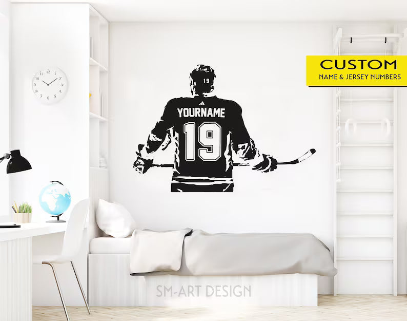 Hockey Decal  | Die Cut Vinyl Decal