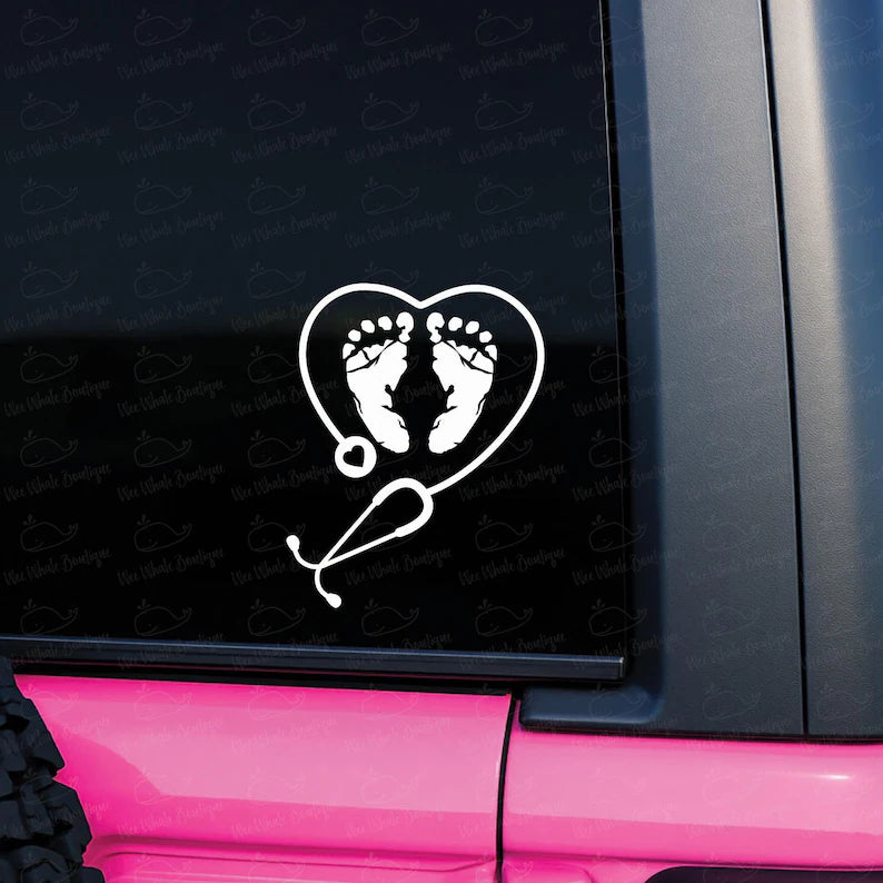OB Nurse Vinyl Decal | Die Cut Vinyl Decal