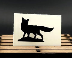 Fox Vinyl Decal Die Cut Vinyl Decal