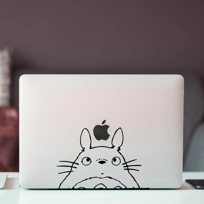 Totoro - MacBook vinyl decal sticker - Die Cut Vinyl Decal