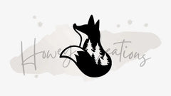 Fox Vinyl Decal Die Cut Vinyl Decal