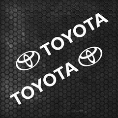 Set Toyota Logo Decal Sticker Sport Racing Stripes Emblem Die Cut Vinyl Decal