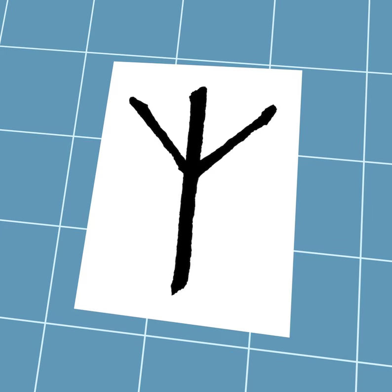 Algiz ᛉ (Protection) Vinyl Decal - Die Cut Vinyl Decal