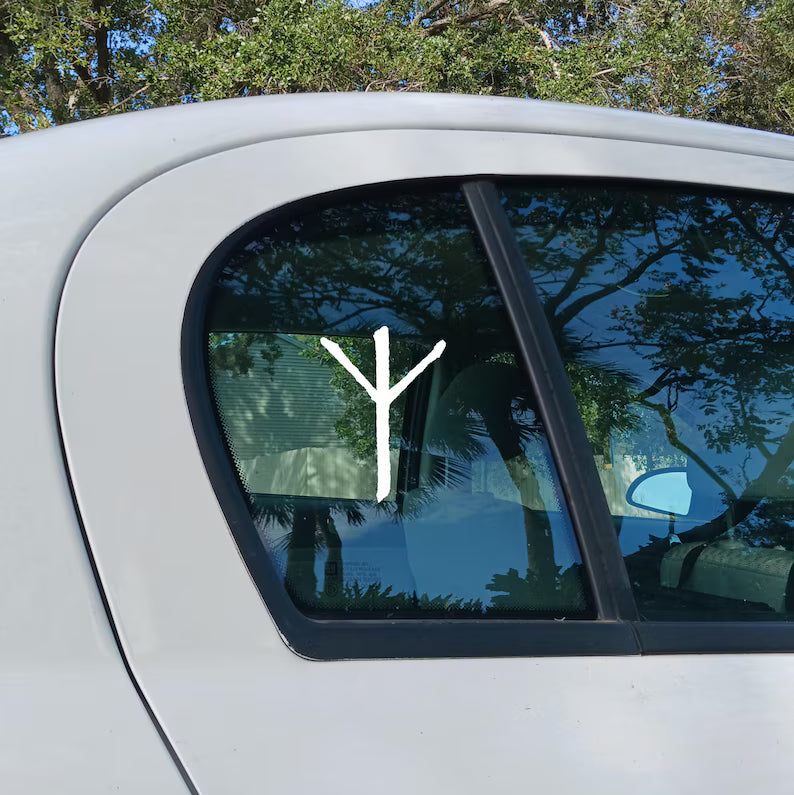 Algiz ᛉ (Protection) Vinyl Decal - Die Cut Vinyl Decal