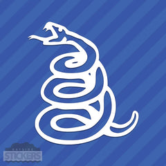 Don't Tread On Me Snake Vinyl Decal  Die Cut Vinyl Decal
