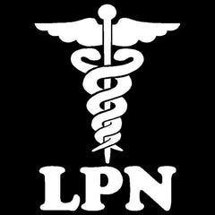 Caduceus Medical Cross | Die Cut Vinyl Decal