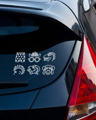Dinosaur Car Decal - Etsy |  Die Cut Vinyl Decal