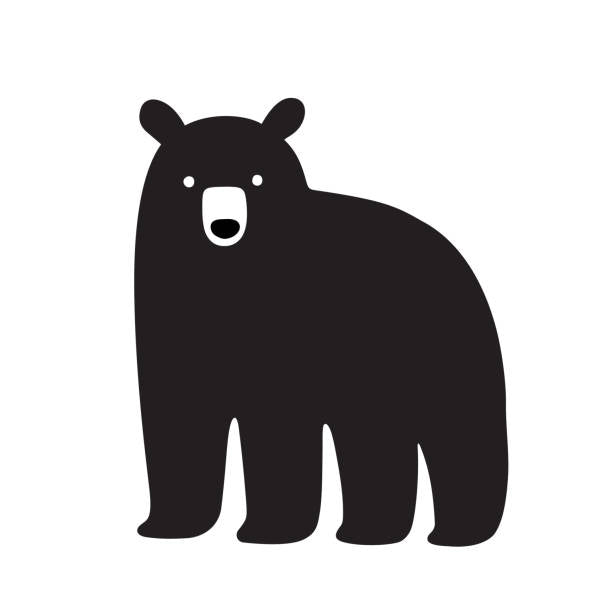 American Black bear drawing   Die Cut Vinyl Decal