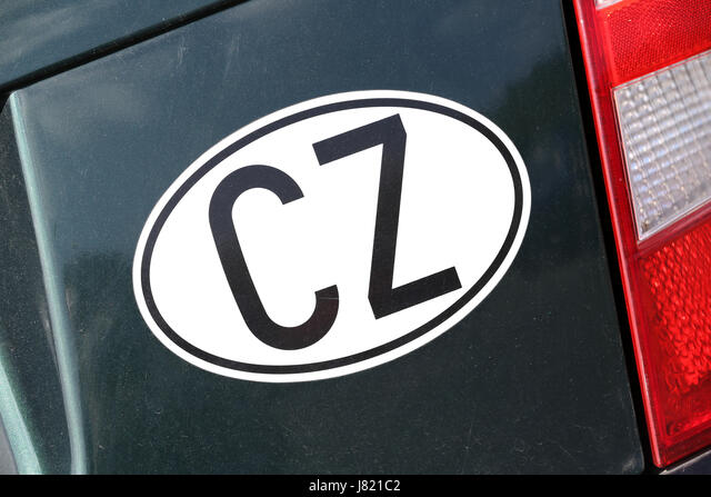 Czech Republic Die Cut Vinyl Decal