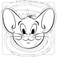 Jerry, tom and jerry drawing  Die Cut Vinyl Decal