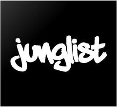 Junglist Vinyl Die Cut Vinyl Decal/ Bumper For Windows, Cars, Trucks, Laptops, Etc.