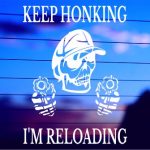 keep-honking-vinyl-decal-on-car-window-bumper