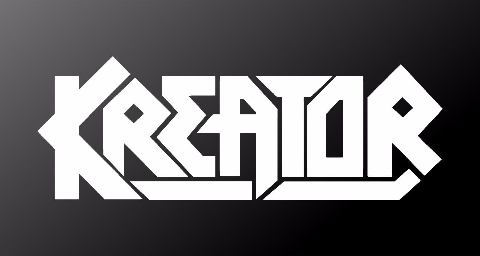 kreator‑metal‑band‑logo‑vinyl‑sticker‑truck‑smooth‑surface