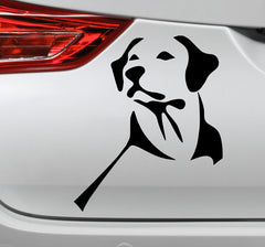 Labrador retriever dog silhouette car sticker Die Cut Vinyl Decal