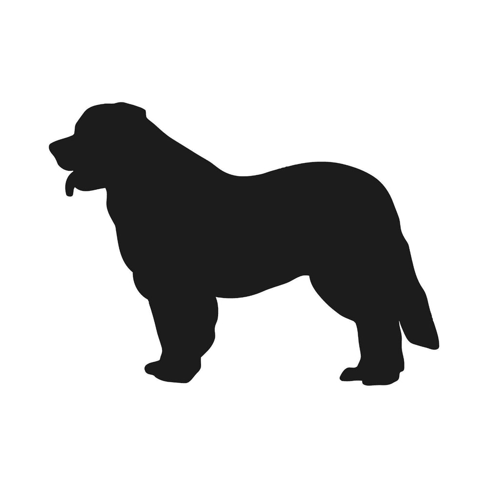 leonberger vinyl dog decal black die cut vinyl sticker for cars trucks windows laptops