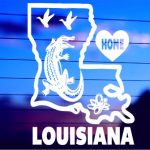 louisiana-state-vinyl-decal-on-car-window-bumper