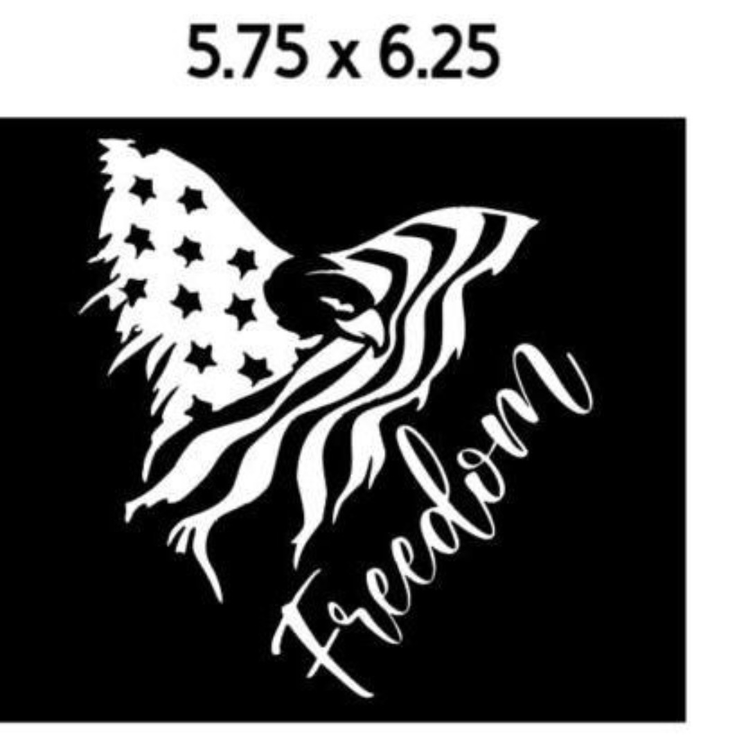 American Eagle Vinyl Car Decal Fourth Die Cut Vinyl Decal