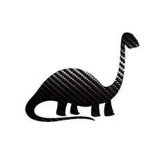 Sticker | Other | 4 Pack Dinosaur Sticker Black Carbon Fiber  |  Die Cut Vinyl Decal