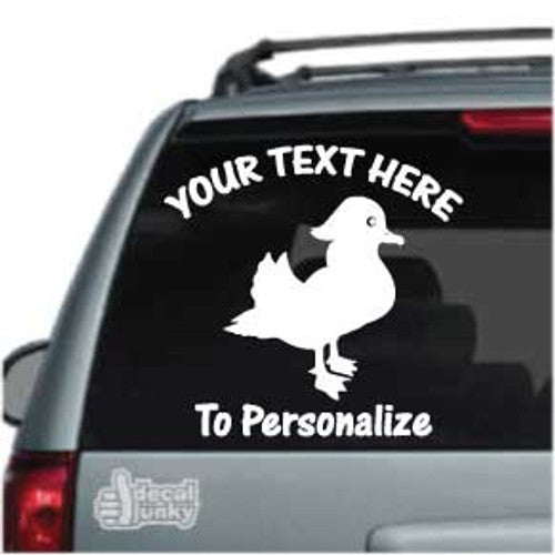 mandarin‑duck‑silhouette‑vinyl‑decal‑on‑car‑window‑bumper