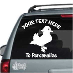 mandarin‑duck‑silhouette‑vinyl‑decal‑on‑car‑window‑bumper