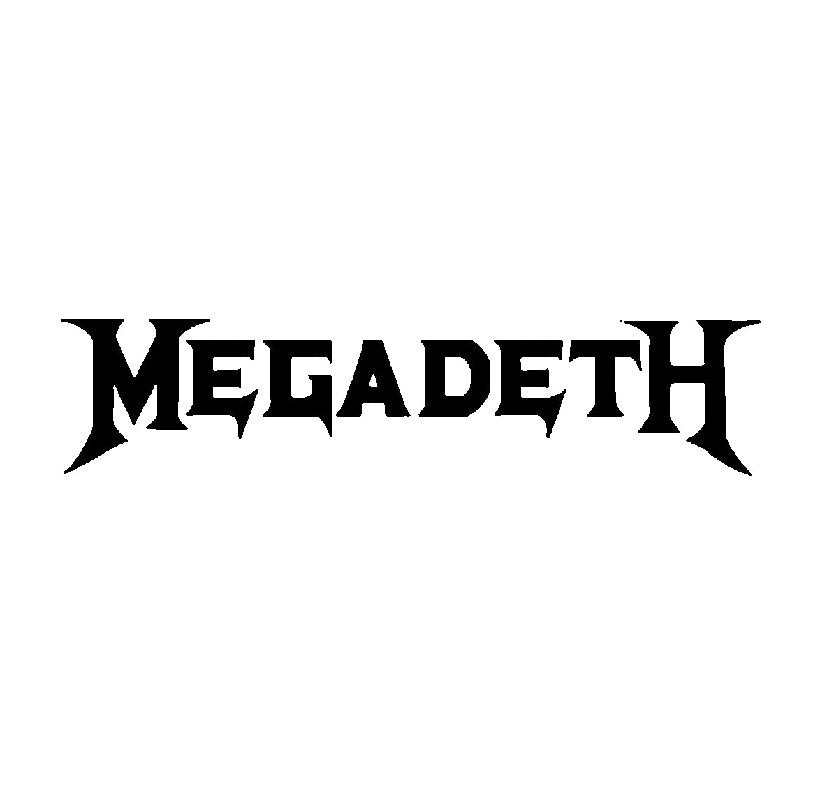 Megadeth Vinyl Die Cut Vinyl Decal/ Bumper For Windows, Cars, Trucks, Laptops, Etc.