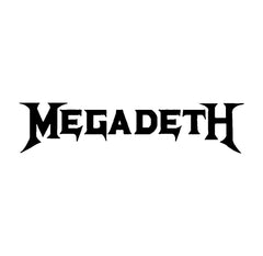 Megadeth Vinyl Die Cut Vinyl Decal/ Bumper For Windows, Cars, Trucks, Laptops, Etc.