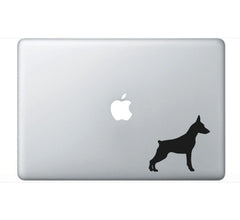 miniature pinscher vinyl dog decal black die cut vinyl sticker for cars trucks windows laptops